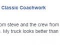 Facebook Testimonial-Classic Coachwork Collegeville Auto Body