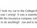 Google Review 2-Best Auto Body Shop Collegeville PA Classic Coachwork