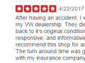 Yelp Review 7-Best Auto Body Shop Collegeville PA Classic Coachwork