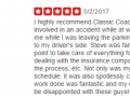 Yelp Review 8-Best Auto Body Shop Collegeville PA Classic Coachwork