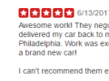 Yelp Review 11-Best Auto Body Shop Upper Darby Classic Coachwork