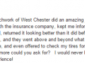 Google Review 22-West Chester PA Auto Body Repair Shop
