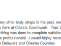 Google Review 24-Best Auto Body Shop West Chester PA Classic Coachwork