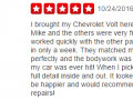 Yelp Review 11-Best Auto Body Shop West Chester PA Classic Coachwork