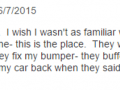 Yelp Review 6-West Chester PA Auto Body Repair Shop